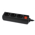 Power Strip - Gembird Eg-psu3f, Black
