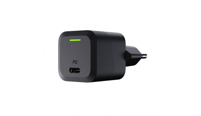 USB Charger - Green Cell Powergan 33w Pd 3.0 Qc USB-C Black
