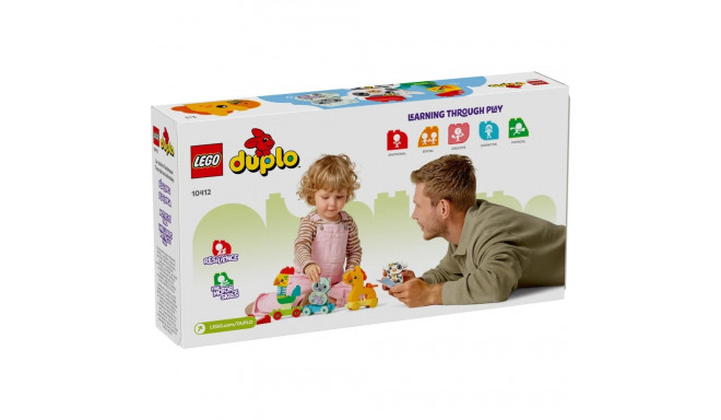 Toy - LEGO DUPLO 10412 Animal Train (LEGO, 19 building elements, multi-color)