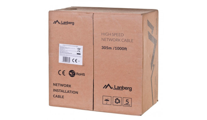 Networking Cable - Lanberg Lcu6-12cu-0305-s, Gray