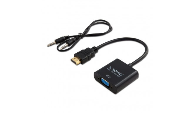 Video Adapter - Savio Cl-23/b Black