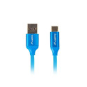 USB Cable - Lanberg CA-USBO-22CU-0005-BL USB A to USB C 0.5m Blue