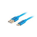 USB Cable - Lanberg CA-USBO-22CU-0005-BL USB A to USB C 0.5m Blue