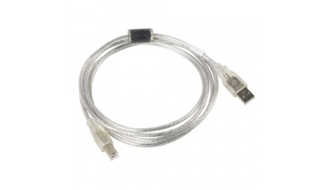 USB Cable - Lanberg 1.8m USB B Transparent
