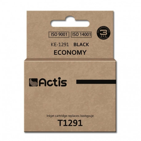 Ink Cartridge - Actis KE-1291 18ml Standard Replacement Black
