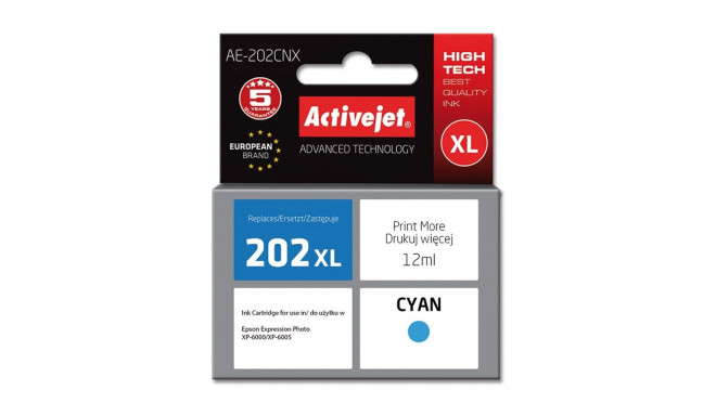 Ink Cartridge - Activejet Ae-202cnx Cyan
