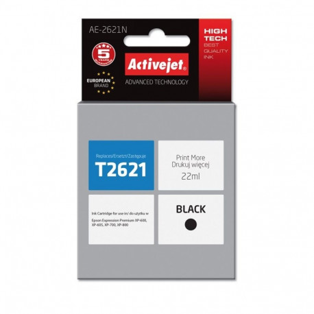 Ink Cartridge - Activejet Ae-2621n, Black