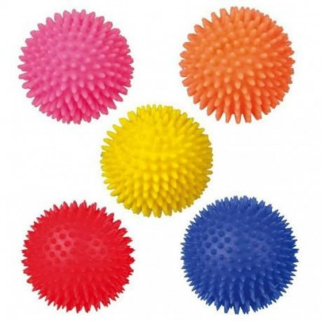 Stuffed Animal Toy - Trixie Squeaking Hedgehog Ball, Pink
