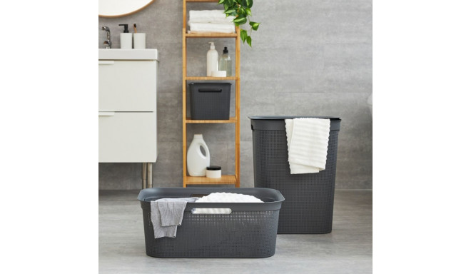 Laundry Basket - ROTHO Brisen 50L Anthracite