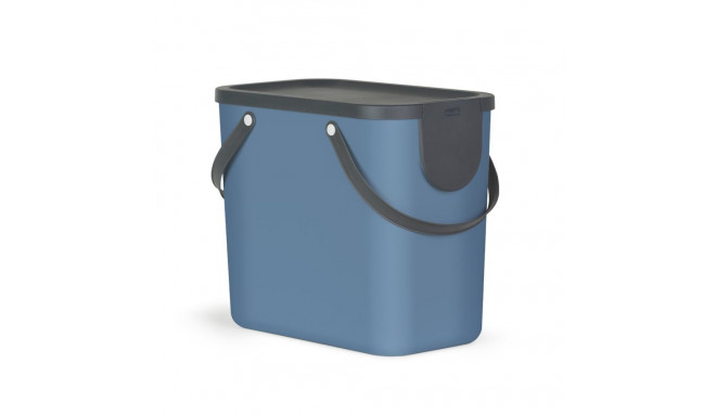 Waste Container - ROTHO Albula 25L Technopolymer with Hanger Hole Blue