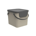 Waste Sorting Container - Rotho ALBULA 40L Cappuccino