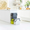 Waste Sorting Container - Rotho ALBULA 25L Lime Green