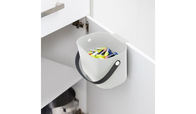 Waste Container - ROTHO Albula 3.2L with Hanger Hole White