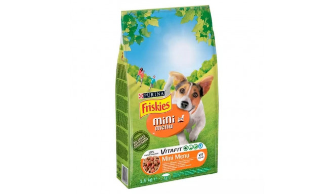 Dog Food - Friskies Mini Menu Chicken With Vegetables, Yellow