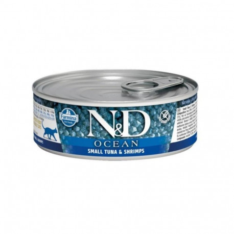 Wet Cat Food - Farmina Ocean & Shrimp 70g, Blue