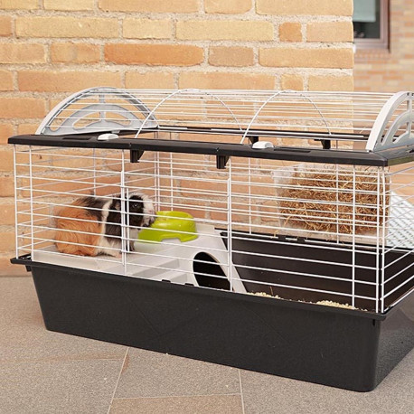 Cage - FERPLAST Casita 80 for Rabbit & Guinea Pig Grey