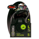 Dog Lead - Flexi Black Design L 5m