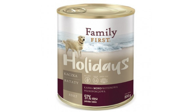 Wet Dog Food - Family First Adult Duck & Sweet Potatoes 800g