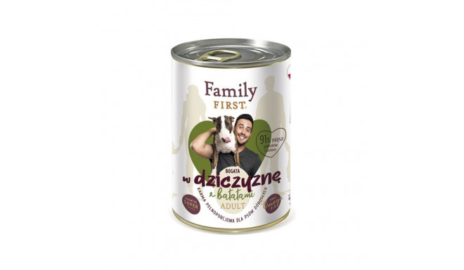 Wet Dog Food - Family First Adult Venison with Sweet Potatoes 400g