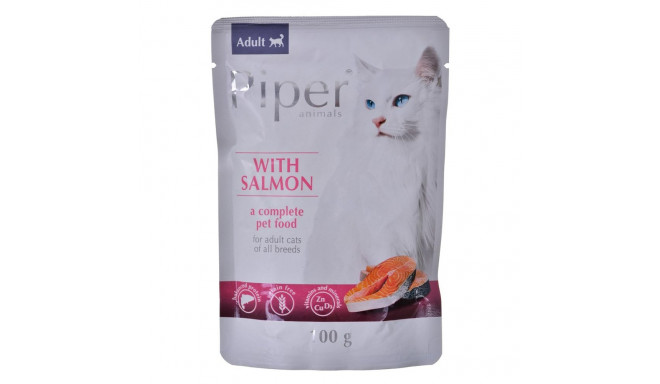 Cat Food - Dolina Noteci Piper 100g Salmon Wet Cat Food