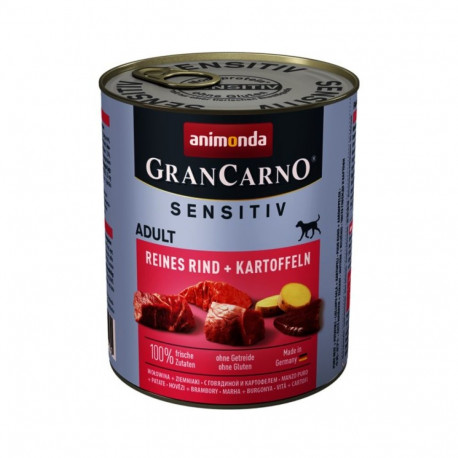 Dog Food - ANIMONDA GranCarno Adult Sensitiv Beef with Potatoes 800g