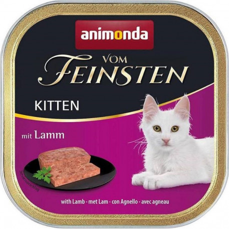 Cat Food - ANIMONDA Vom Feinsten Kitten Lamb Wet 100g Gluten-Free Grain-Free