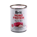 Dog Food - Brit Mono Protein Beef & Rice 400g