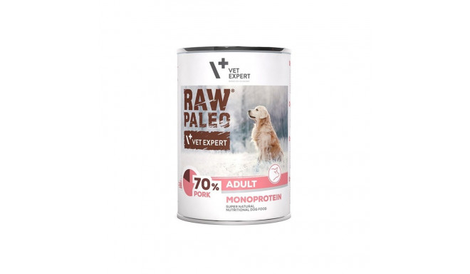 Wet Dog Food - RAW PALEO Monoprotein Pork 400g Grain-Free
