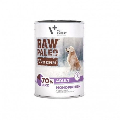Wet Dog Food - RAW PALEO Monoprotein Duck 400g Grain-Free