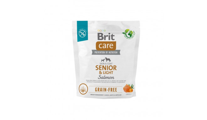 Dog Food - Brit Care Grain-free Senior & Light Salmon 1kg