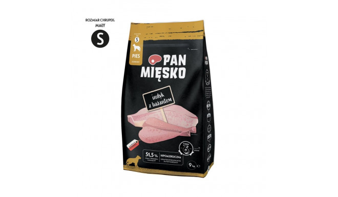 Dog Food - PAN MIĘSKO Turkey with Pheasant S 30% Protein 9 kg