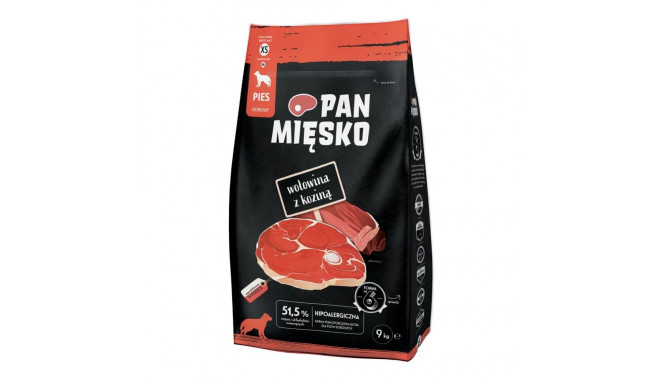 Dry Dog Food - PAN MIĘSKO Beef with Goat for Small Breeds 9kg