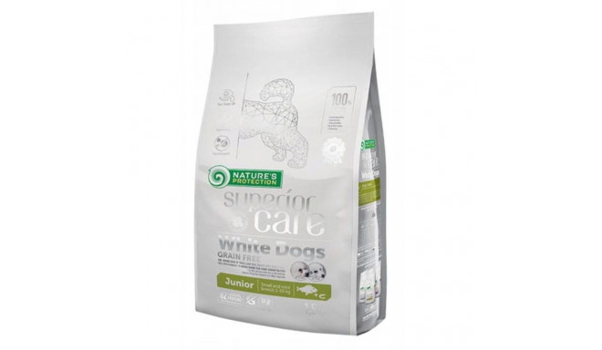 Dry Dog Food - NATURE'S PROTECTION Superior Care White Dogs Grain Free Junior Small 1.5 kg