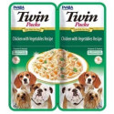 Dog Treat - INABA Twin Chicken with Vegetables 2x40g Grain-Free