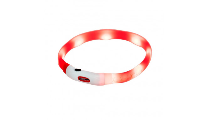 Dog Collar - Hilton LED Silicone 1.4x0.8x40cm With USB