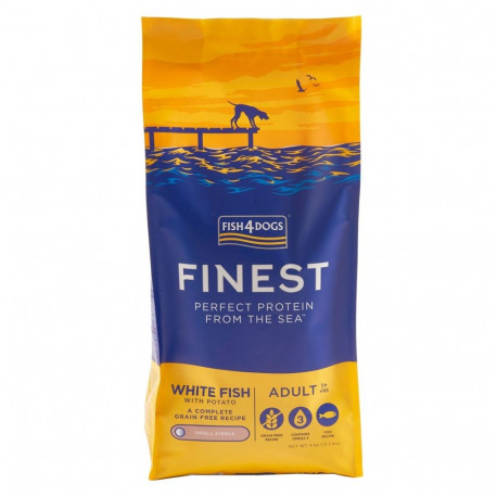 Dry Dog Food - FISH4DOGS Finest Ocean White Fish 6kg Gluten-Free