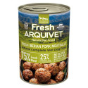 Wet Dog Food - ARQUIVET Fresh Iberian Pork Meatballs 400g Gluten-Free