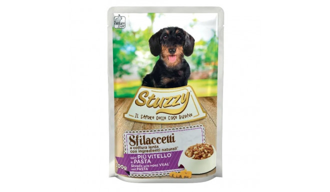 Wet Dog Food - Stuzzy Sfilaccetti Veal with Pasta 100g