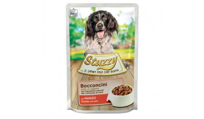 Wet Dog Food - Stuzzy Chunks With Beef - 100 G