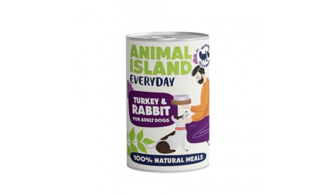 Wet Dog Food - Animal Island Everyday Turkey & Rabbit 400g