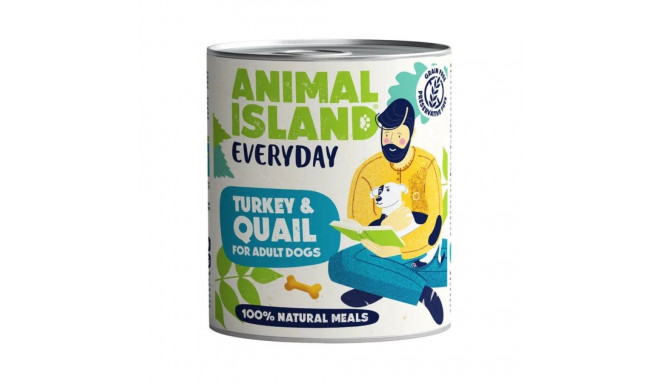 Wet Dog Food - Animal Island Everyday Turkey & Quail 800g Grain-Free