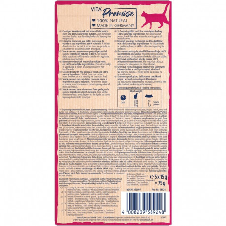 Cat Treats - Vitakraft Vita Naturals 5x15g