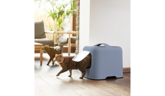 Cat Litter Box - Rotho Biala, Blue