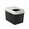 Cat Litter Box - Rotho Berty Eco, Black