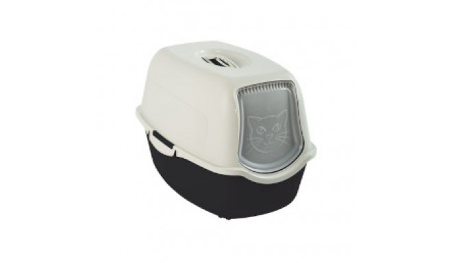 Cat Litter Box - Rotho Bailey Hooded, Gray