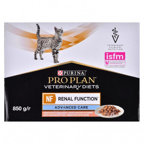 Wet Cat Food - Purina Nf Renal Function Feline Salmon 10x85g
