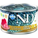 Cat Food - Farmina N&d 140g Natural Tuna & Chicken Wet Cat Food