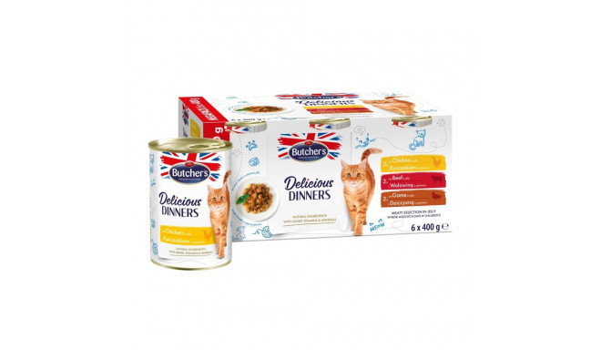 Cat Food - Butcher's 6 X 400g Wet Cat Food