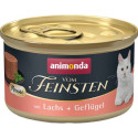 Wet Cat Food - Animonda Mousse Salmon And Poultry, Blue