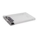 External Enclosure - Savio 2.5" USB 3.0 SSD Transparent